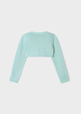 Mayoral Mint Green Sustainable cotton cardigan girl - 320