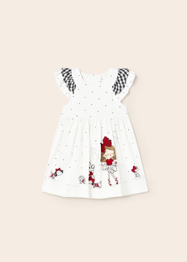 Mayoral Girls Sustainable Cotton Dress - 1954