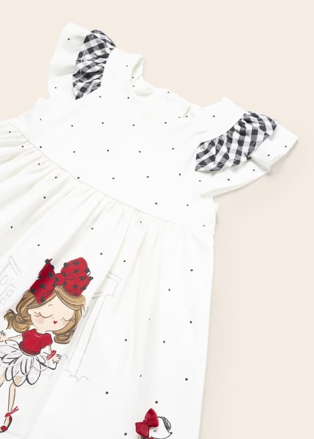 Mayoral Girls Sustainable Cotton Dress - 1954