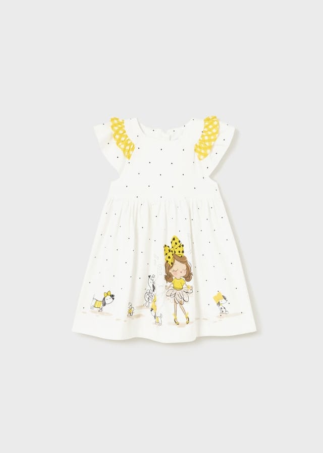 Mayoral Girls Sustainable Cotton Dress - 1954