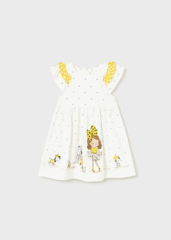 Mayoral Girls Sustainable Cotton Dress - 1954