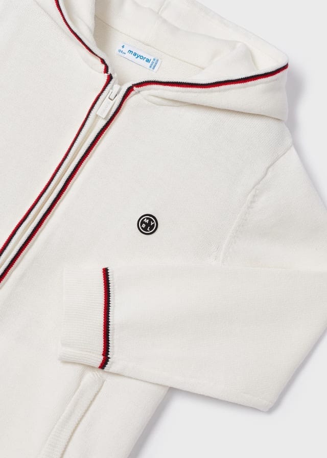 Mayoral Sustainable cotton zip jumper boy 3351