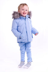 Mitch & Son Building Blocks Baby Blue Coat - Winter