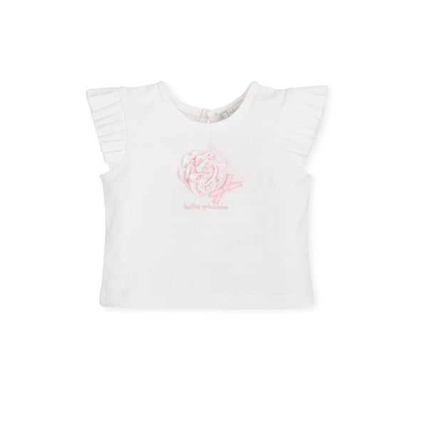 Tutto Piccolo Pink & White Shorts Set - 5816