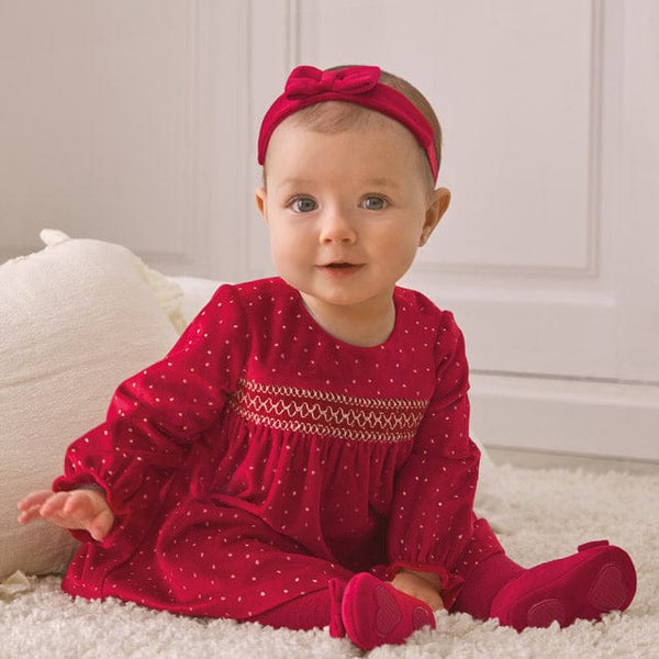 Newborn velvet dress 2025