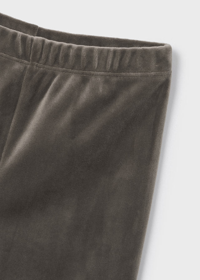 Mayoral Winter Leggings Set With Velour Leggings - Moka - 4765