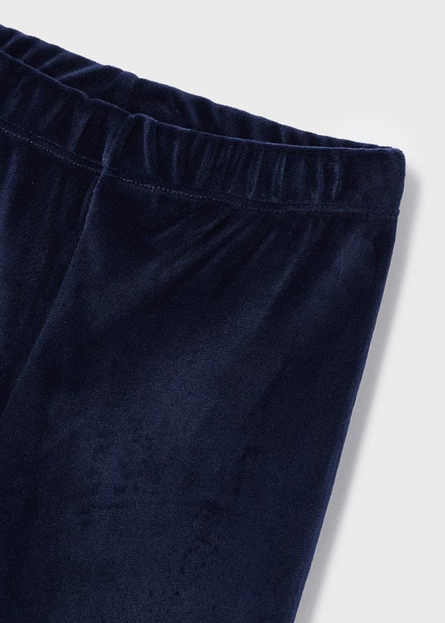 Mayoral Velvet leggings and top set girl 4765 - Navy - Marino