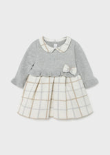Mayoral  combined dress for newborn girl 2816