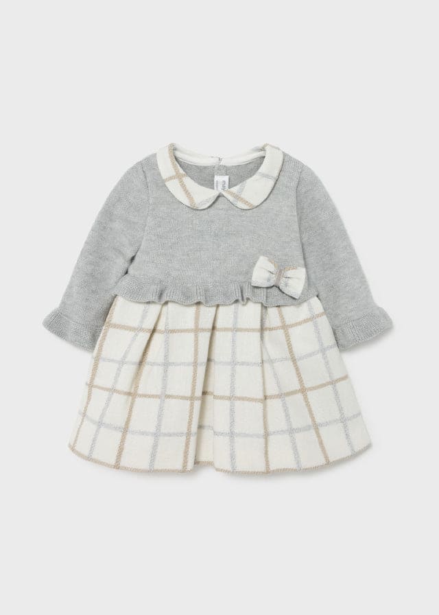 Mayoral  combined dress for newborn girl 2816