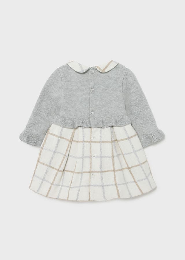 Mayoral  combined dress for newborn girl 2816