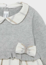 Mayoral  combined dress for newborn girl 2816